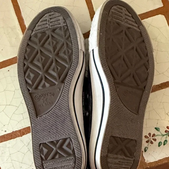 Converse Iridescent Low-Top Lace-Up Sneakers - Black/Silver - Picture 5 of 7